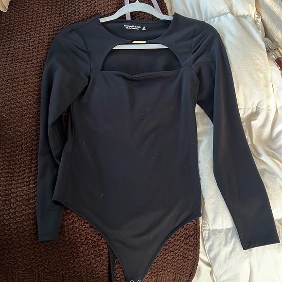 Abercrombie & Fitch Tops - Abercrombie Black Cut Out Bodysuit